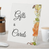 Herbst Pumkin Herbst Brautparty Geschenke & Karten Sockelschild (In Situ)