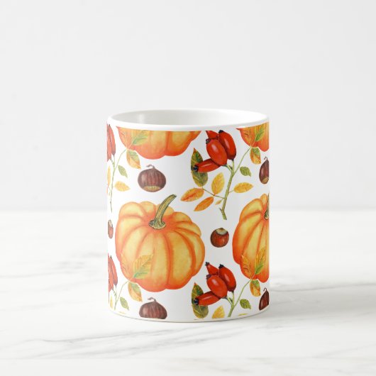 Herbst Pumpkin - Adventstauchmuster Kaffeetasse (Mittel)