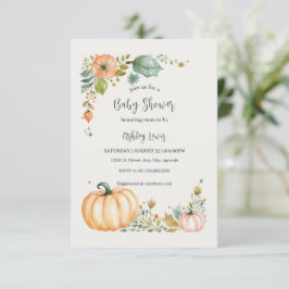Herbst Pumpkin Baby Dusche Einladungen
