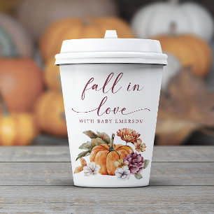 Herbst-Pumpkin-Baby-Party Pappbecher