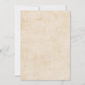 Herbst Pumpkin Babydusche Einladung (Rückseite)