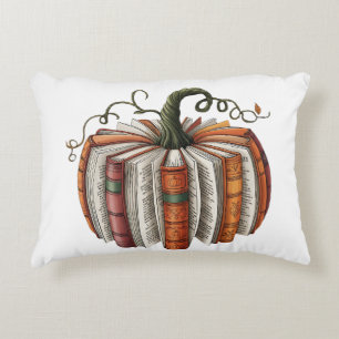 Herbst Pumpkin Book Lover Booktoween Halloween Dekokissen