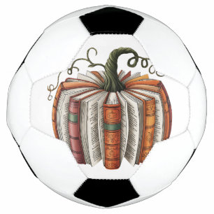 Herbst Pumpkin Book Lover Booktoween Halloween Fußball
