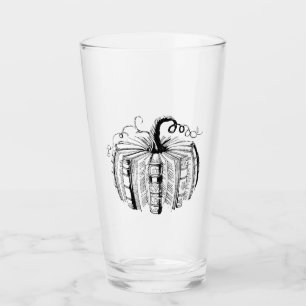 Herbst Pumpkin Book Lover Booktoween Halloween Glas