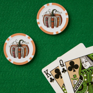 Herbst Pumpkin Book Lover Booktoween Halloween Pokerchips