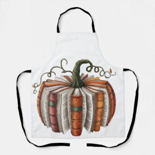 Herbst Pumpkin Book Lover Booktoween Halloween Schürze