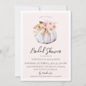 Herbst Pumpkin Bridal Dusche Einladung (Vorderseite)
