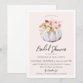 Herbst Pumpkin Bridal Dusche Einladung (Vorne/Hinten)