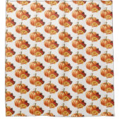 Herbst Pumpkin-Duschvorhang Duschvorhang (Vorderseite)