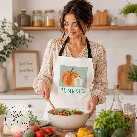 Herbst-Pumpkin-Erntedesign Schürze