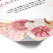 Herbst Pumpkin Family Traditionen Kinderduschzeich Poster (Ecke)