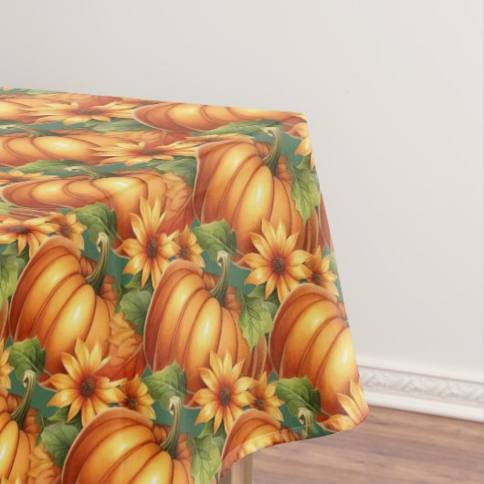 Herbst Pumpkin Floral Erntedank Tableclout Tischdecke (Beispiel)