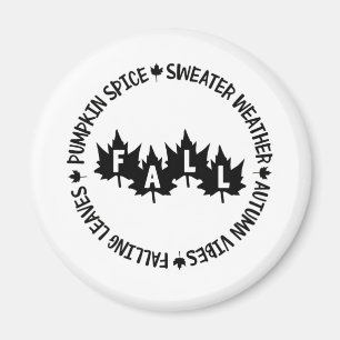 Herbst-Pumpkin Gewürz-Sweater Weather-Autumn Vibes Magnet