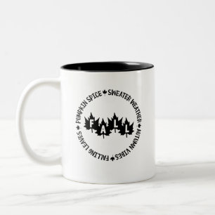 Herbst-Pumpkin Gewürz-Sweater Weather-Autumn Vibes Zweifarbige Tasse