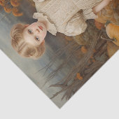 Herbst Pumpkin Girl Erntedank Decoupage Seidenpapier (Ausschnitt)
