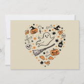 Herbst Pumpkin Herbst Erntedank Halloween Einladung (Vorderseite)