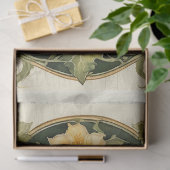 Herbst Pumpkin Herbst Leaves Art Nouveau Decoute Seidenpapier (Geschenk)