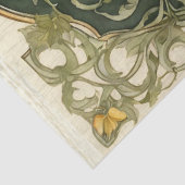 Herbst Pumpkin Herbst Leaves Art Nouveau Decoute Seidenpapier (Ausschnitt)