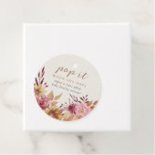 Herbst Pumpkin & Herbst Wildblumen Kinderdusche Geschenkanhänger (Beispiel)