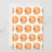 Herbst Pumpkin Herbst Zweite Geburtstag Chalk Text Einladung (Rückseite)