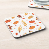 Herbst Pumpkin Muster Herbst Untersetzer (Linke Seite)