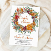Herbst Pumpkin Paare Dusche Einladung