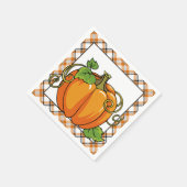 Herbst Pumpkin-Papierservietten Serviette (Ecke)