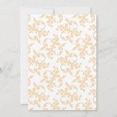 Herbst Pumpkin Save the Date Hochzeit Einladung (Rückseite)