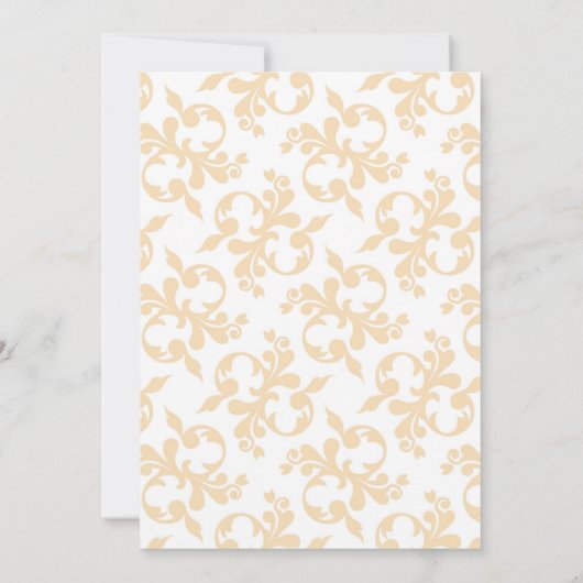 Herbst Pumpkin Save the Date Hochzeit Einladung (Rückseite)