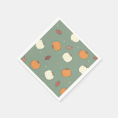 Herbst Pumpkin Serviette (Ecke)