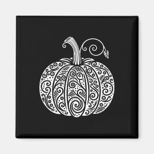 Herbst Pumpkin Shirt Frauen Niedlicher Erntedank Magnet