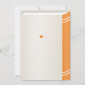 Herbst Pumpkin Storybook Neutral Baby Dusche Einladung (Rückseite)