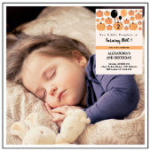 Herbst Pumpkin Wende zwei Halbzeitstunden zwischen Einladung