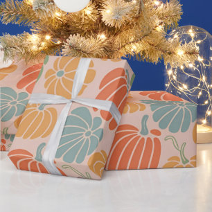 Herbst Pumpkin Wrapping Papier Muster Herbst Saiso Geschenkpapier