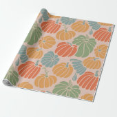 Herbst Pumpkin Wrapping Papier Muster Herbst Saiso Geschenkpapier (Ungerollt)
