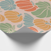 Herbst Pumpkin Wrapping Papier Muster Herbst Saiso Geschenkpapier (Ecke)