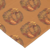 Herbst Pumpkin Wreath Erntedank Tableclout Tischdecke (Schrägansicht)