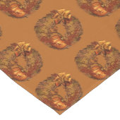 Herbst Pumpkin Wreath Erntedank Tischläufer (Ecke)