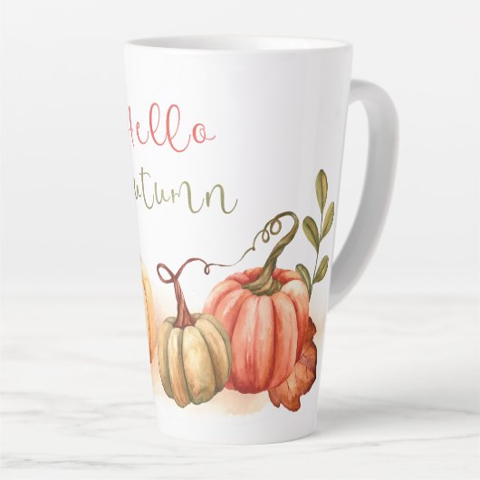 Herbst - Pumpkins Hallo Herbst Milchtasse (Rechte Ecke)