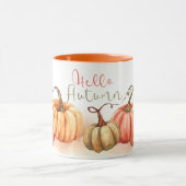 Herbst - Pumpkins Hallo Herbst Tasse (Zentrum)