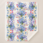 Herbst Pumpkins Pastellblau Botanische Flora Sherpadecke (Vorderseite)