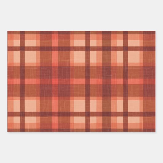 Herbst Pumpkins und Blätter Wrapping Paper Set (Vorderseite 3)