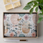 Herbst-Pumpkins und Blumen Herbstmuster Decoupage Seidenpapier (Geschenk)