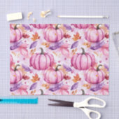 Herbst-Pumpkins und fallende Blätter Dekoratives M Seidenpapier (Handwerk)