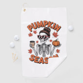 Herbst-Pumpszeit Golfhandtuch (Insitu)