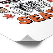 Herbst-Pumpszeit Poster (Ecke)