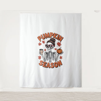 Herbst-Pumpszeit Wandteppich