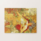 Herbst-Puzzlespiel Alphonse Mucha Puzzle (Horizontal)