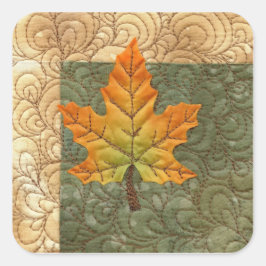 Herbst Quadratischer Aufkleber