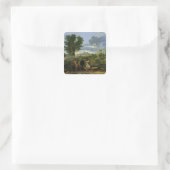 Herbst Quadratischer Aufkleber (Tasche)